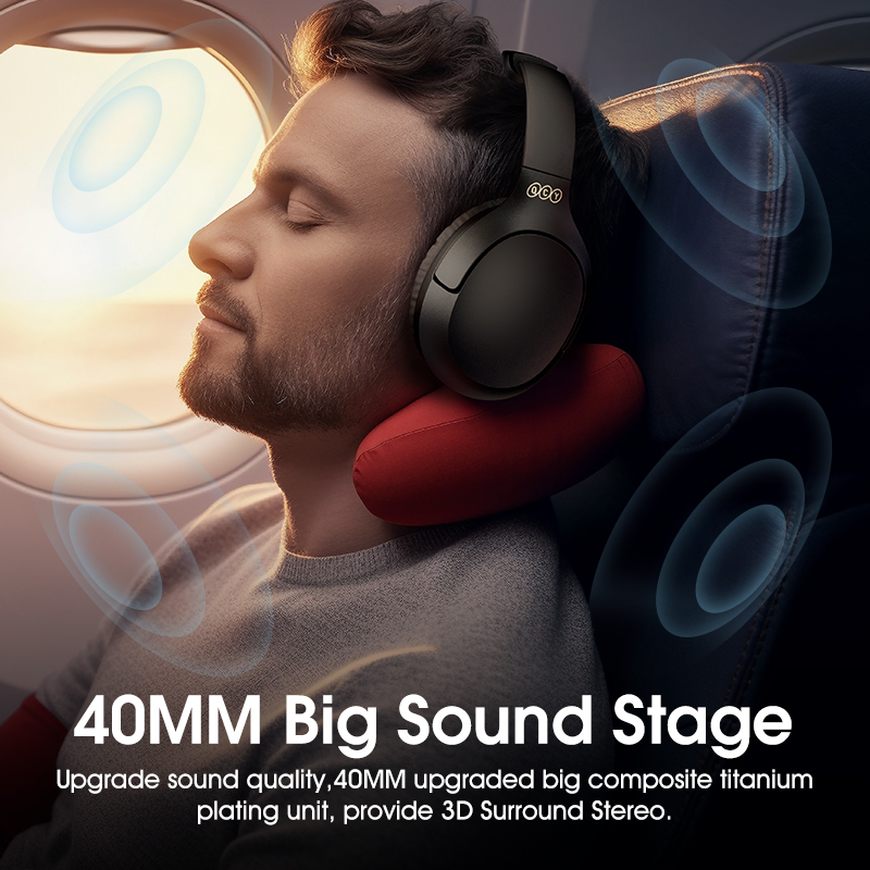 Słuchawki bezprzewodowe QCY H2 Pro Bluetooth 5.3 Tryb BASS Stereofoniczny zestaw słuchawkowy HIFI 3D 70 godzin odtwarzania na uchu Słuchawki douszne do gier