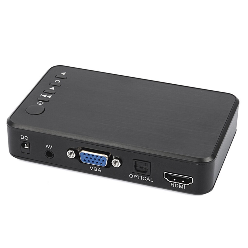 Mini full hd media multimediaspelare autoplay 1080p usb extern hdd mediaspelare för sd u disk hdmi vga av utgång för mkv rmvb