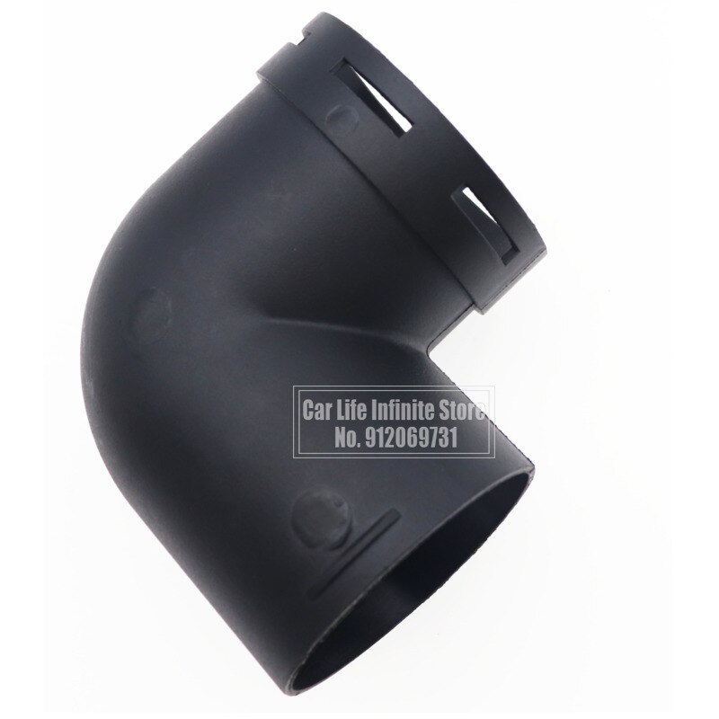 Connecteur de sortie coudé pour tuyau de ventilation de voiture, 60mm 75mm, raccord pour Webasto eberzaecher, accessoire de chauffage de stationnement Diesel