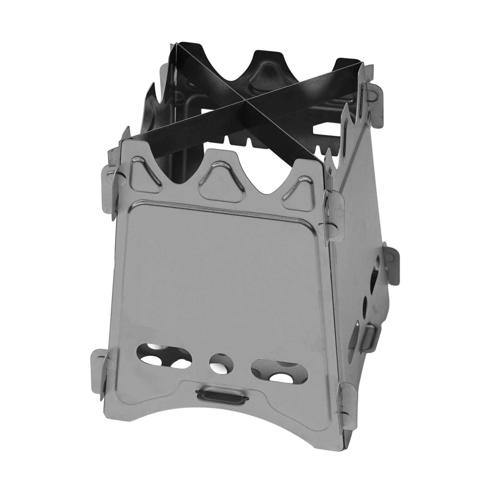 Cooking Picnic Wood Stove Camping Stove Burners Folding Packable Lightweight PURE TITANIUM Stove