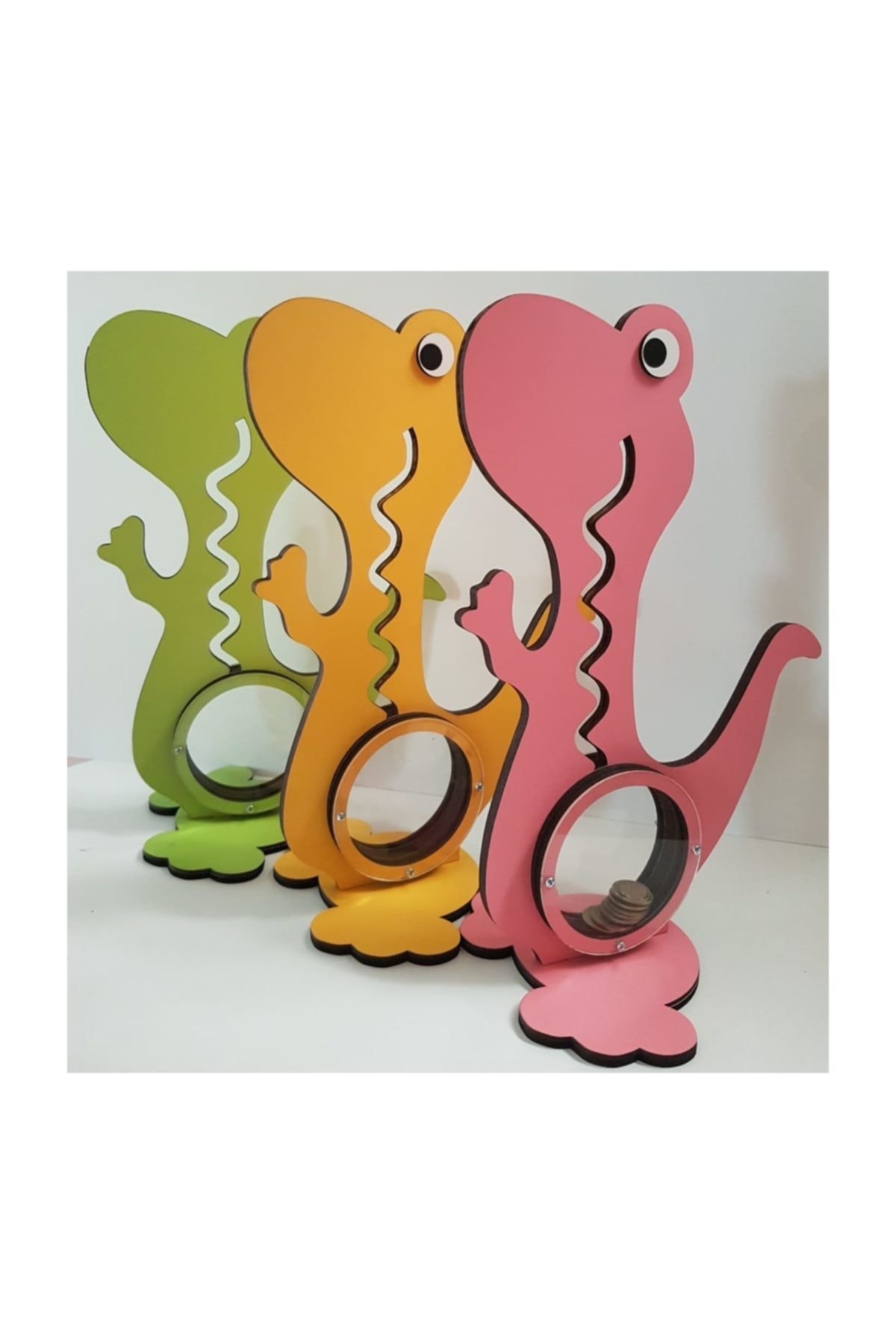 di legno dinosauro porcellino Banca giocattolo mangiare i soldi dinosauro genere scatola