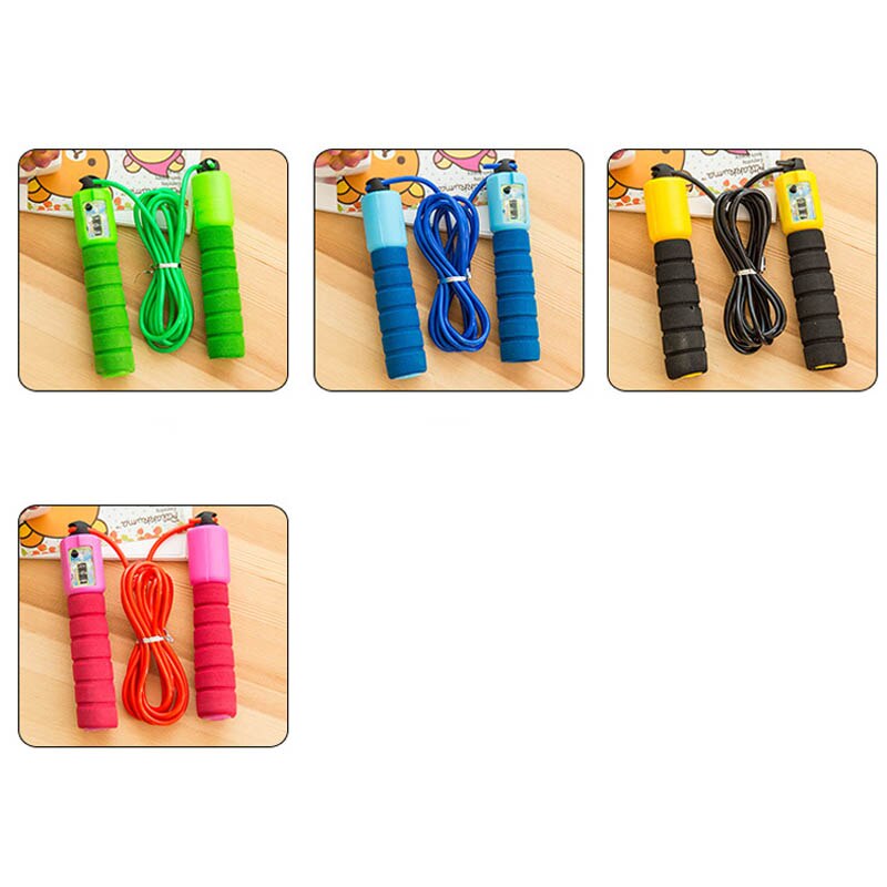 Jump Skip Ropes Sports Fitness Crossfit Adjustable Fast Speed Counting Jump Skipping Rope