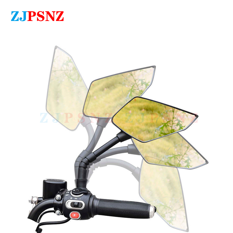 Motorfiets Scooter Spiegel Achteruitkijkspiegel Ebike Spiegel 8Mm Universele Achteruitkijkspiegels Bromfiets Zijspiegel Gereedschap Motorfiets Accessoires