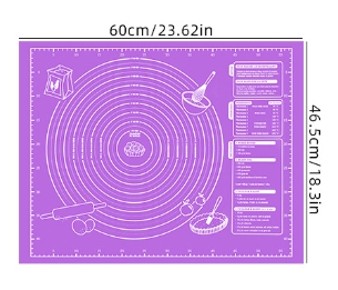 Silicone Baking Supplies Rolling Mat Housewares Kitchen Food Grade Pastry and Pastry Accessories Thicken For Dough Knead Flour: Pink