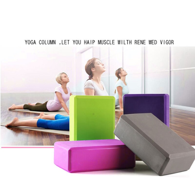 Stretching yoga bolster gym block skum tegel träning träning fitness set verktyg kudde kudde stretching kropp hälsoträning