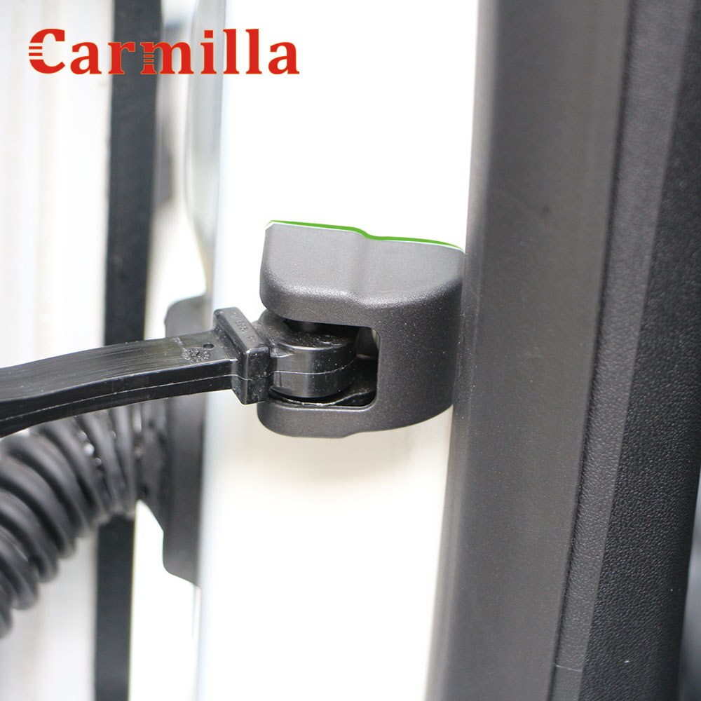 4Pcs ABS Car Door Lock Protection Cover Doors Lock Sticker for Ford Focus 3 Mk3 Fiesta MK7 Ecosport Car Protector