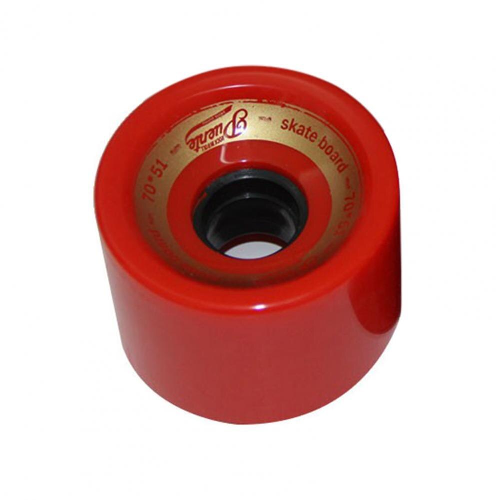Ruote da Skateboard ruote da tavola in poliuretano Cruiser colore brillante antiruggine pratiche ruote da Skate di buona tenacità:  Red 1pc
