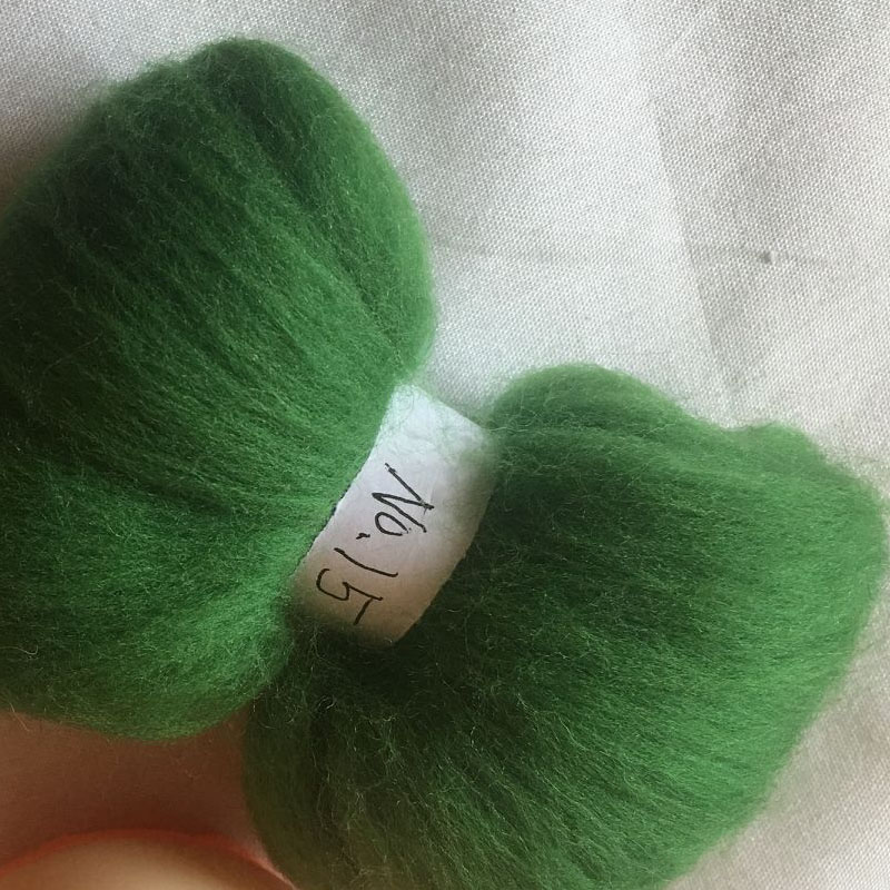 WFPFBEC 70 s Australië GEKAMD 100% WOL fiber merino diy wol voor neddles vilten 50g 100g NR 15: 100g