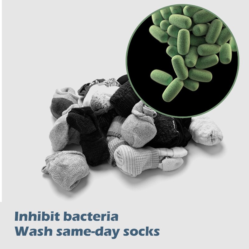 Machine à laver à lessive intelligente, Turbo chaussettes domestiques, petite lumière bleue, antibactérien, sous-vêtements, chaussettes, artef