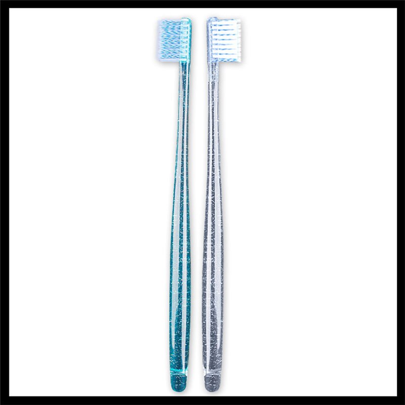 2 pcs Soft Orthodontic Toothbrushes Dental Care Oral Care Antibacterial Tooth Brush Tooth Cleaning Tool: Default Title