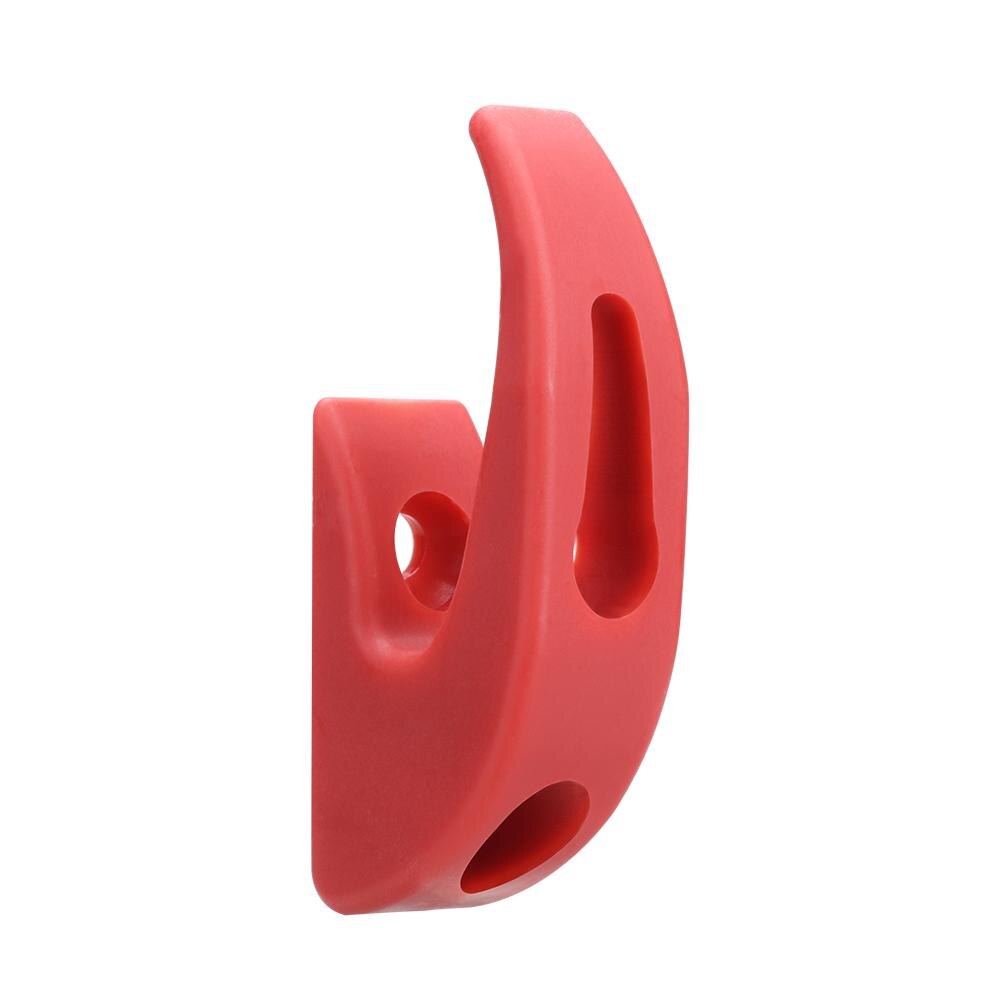 Elektrische Scooter Voor Haken Hanger Voor M365 Pro Scooter Zakken Grips Nylon Helm Klauw Scooter Grip Handvat Haak Accessoires: Rood
