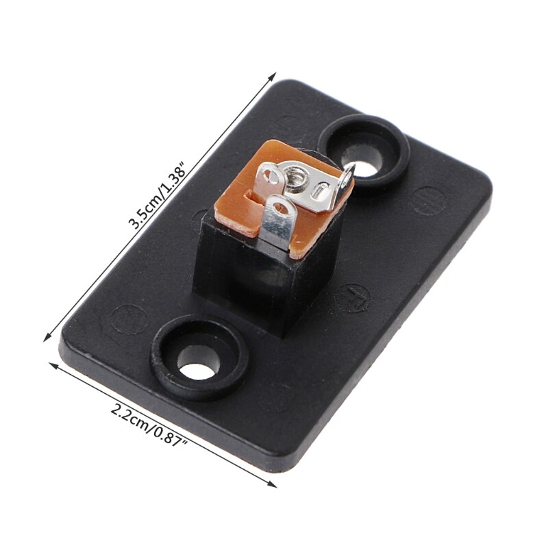 Kvinnelig stikkontaktpanel til fatjekkplugg  dc 12v strømkontakt 5.5 x2.1mm plugg
