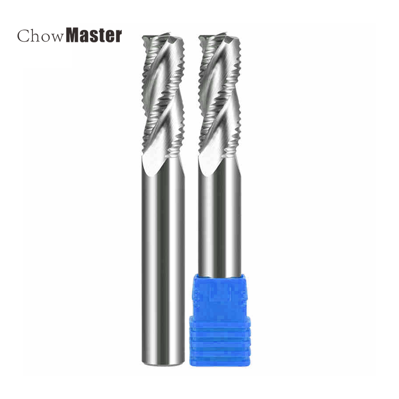 Roughing End Mill 4 Flute HRC65 3mm To 20mm CNC Milling Cutter Bits Router Bit For Aluminium Steel Metal Roughing Machining