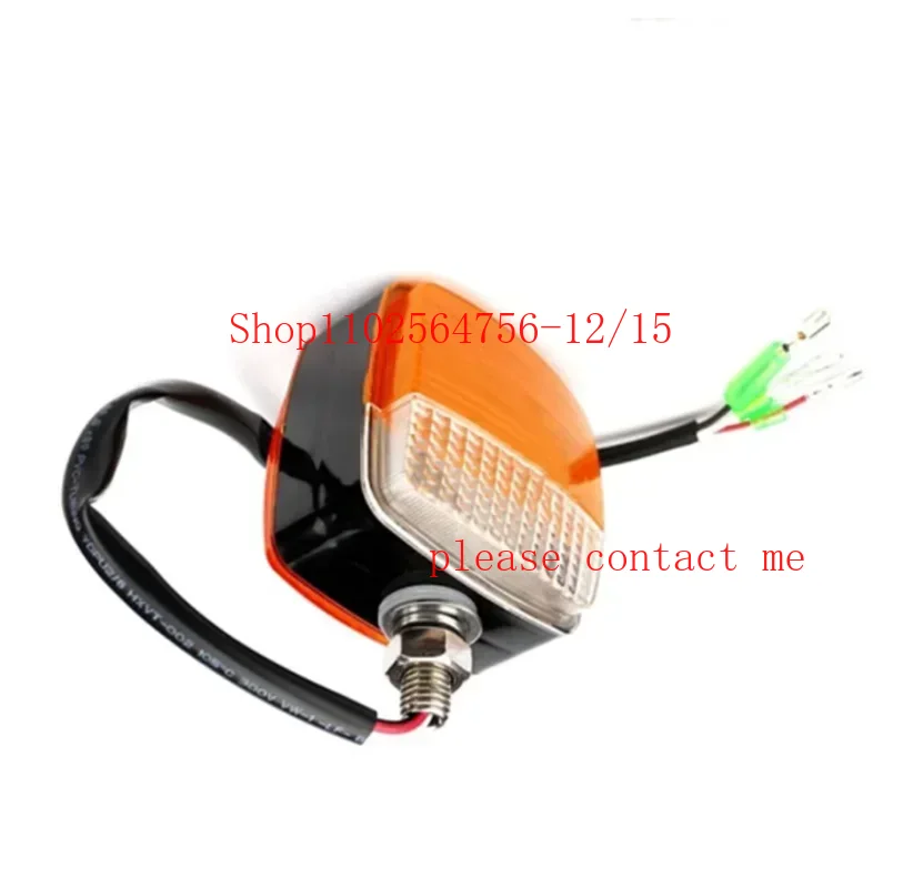 2 Stuks Led Heftruck Licht 12V-80V Tractor Richtingaanwijzer Motorfiets Richtingaanwijzer Amber Wit vrachtwagen Trailer Positie Lamp