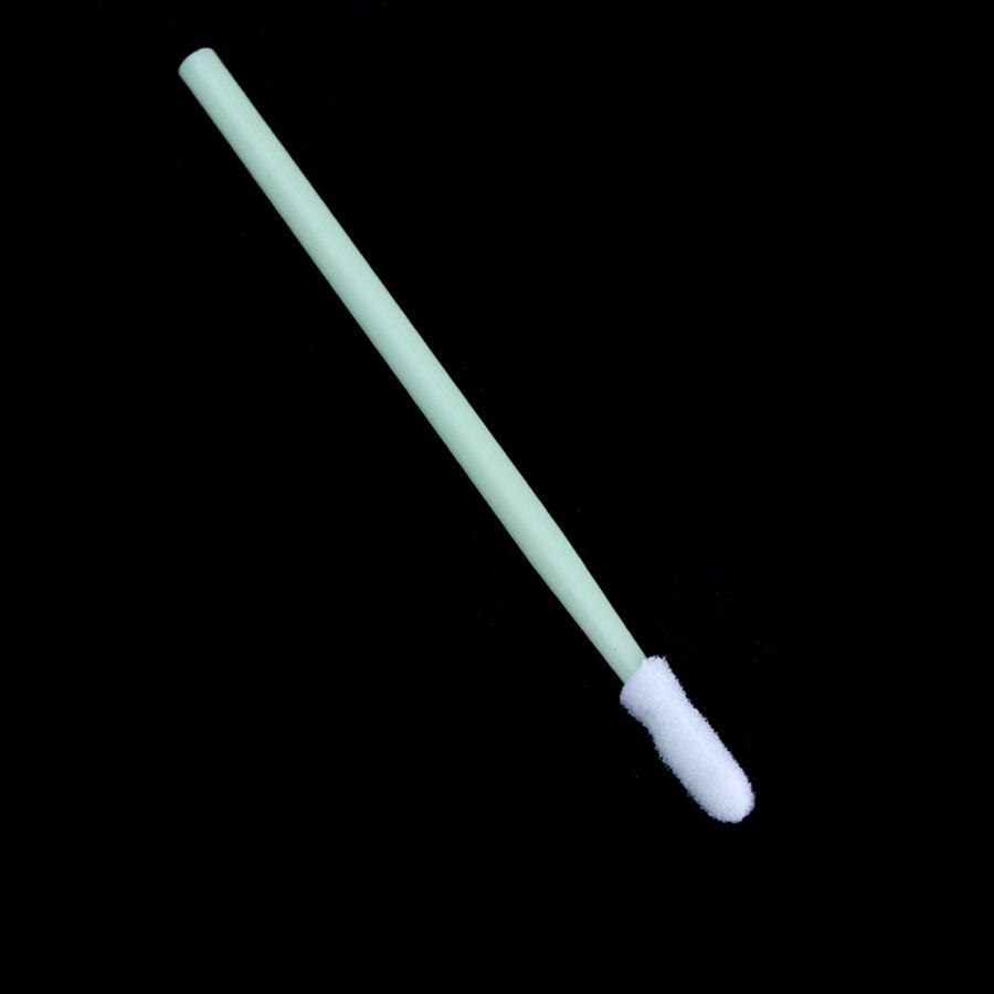 100 Pcs Anti-Statische Foam Wattenstaafjes Ronde Tip Stick Voor Printer/Disk/Lens Wattenstaafjes Ronde tip Stok