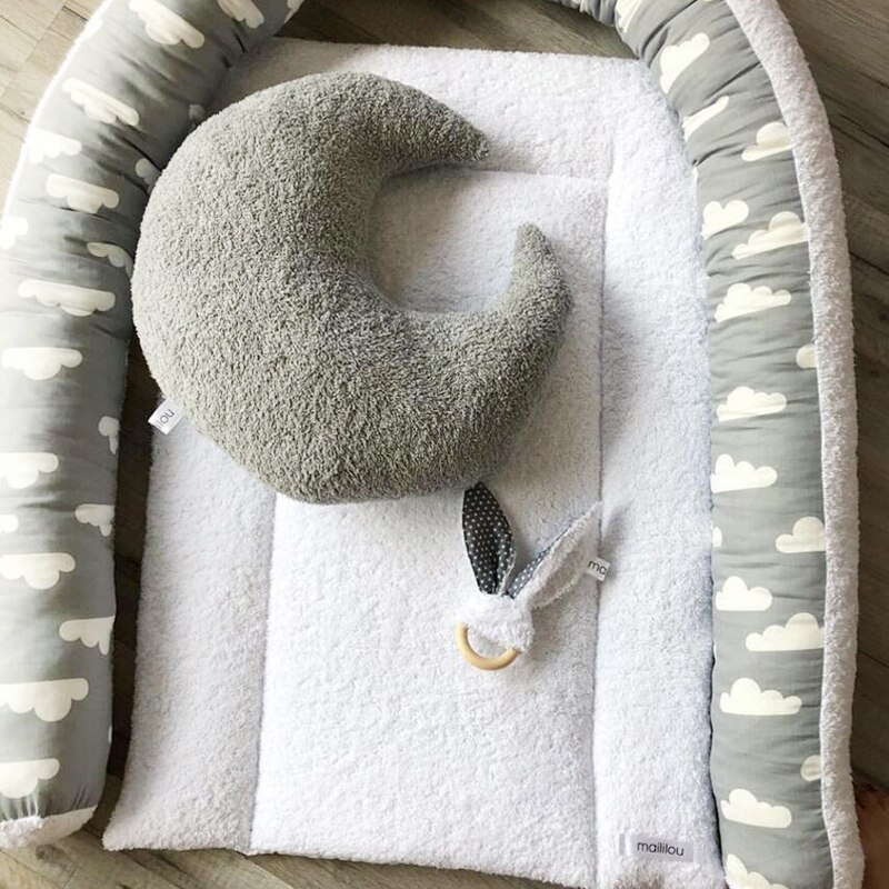 Coussin de pare-choc pour bébé 2M, coussin de protection pour bébé, berceau d'impression, autour du lit, barrière de sécurité