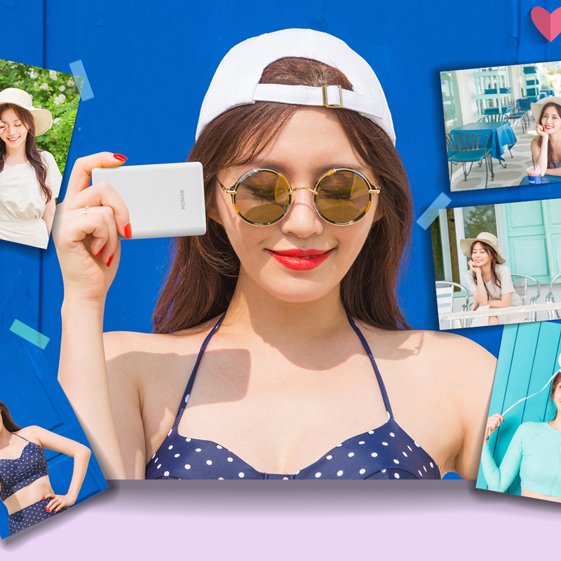 Original Huawei Mini Photo Printer Portable Pocket Printers 313*490dpi Bluetooth Support Share 500mAh Mobile Phone AR Printer
