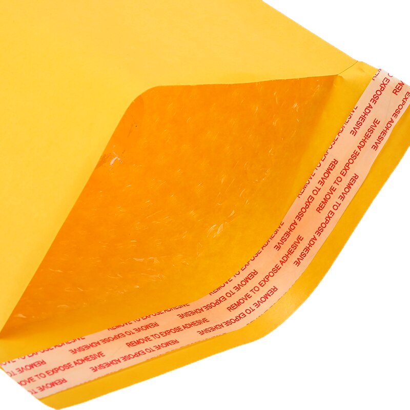 100 Stks/partij Kraftpapier Bubble Enveloppen Tassen Verschillende Specificaties Mailers Padded Envelop Met Bubble Mailing Zak
