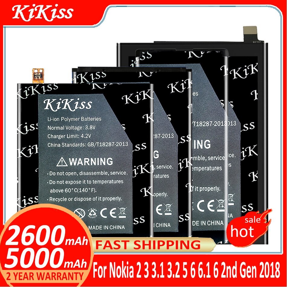 Battery BL 5C/4C HE338 HE319 HE330 HE351 WT240 HE321 HE336 HE345 HE344 HE316 HE317 HE335 For Nokia 2 3 3.1 3.2 5 6 6.1 2112 2118