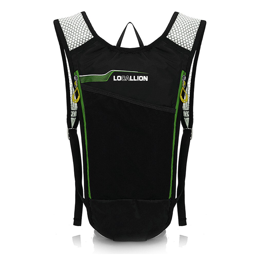 Outdoor Sport Bag 5L Ultralight Cycling Backpack Hiking Climbing Travel Hydration mini Bicycle Bags Backpacks: Green