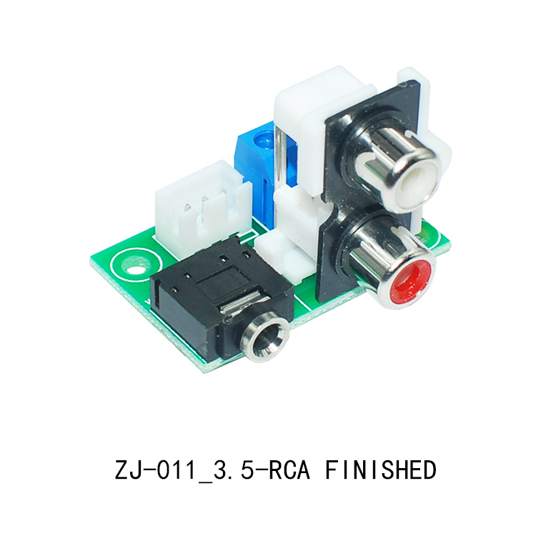 CIRMECH Audio adapter earphone Jack 3.5 mm Audio Socket PCB Adapter to 2.54 mm RCA to 3pin: Yellow