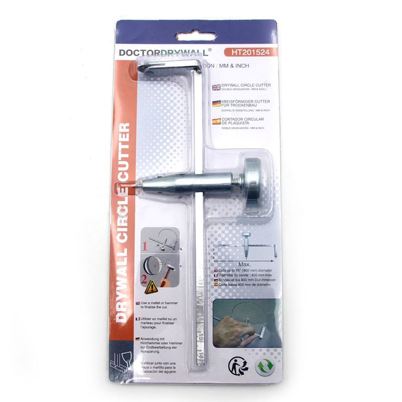 Woodworking Gypsum Board Puncher Cutting Tool Drywall Drill Hole Drills Home