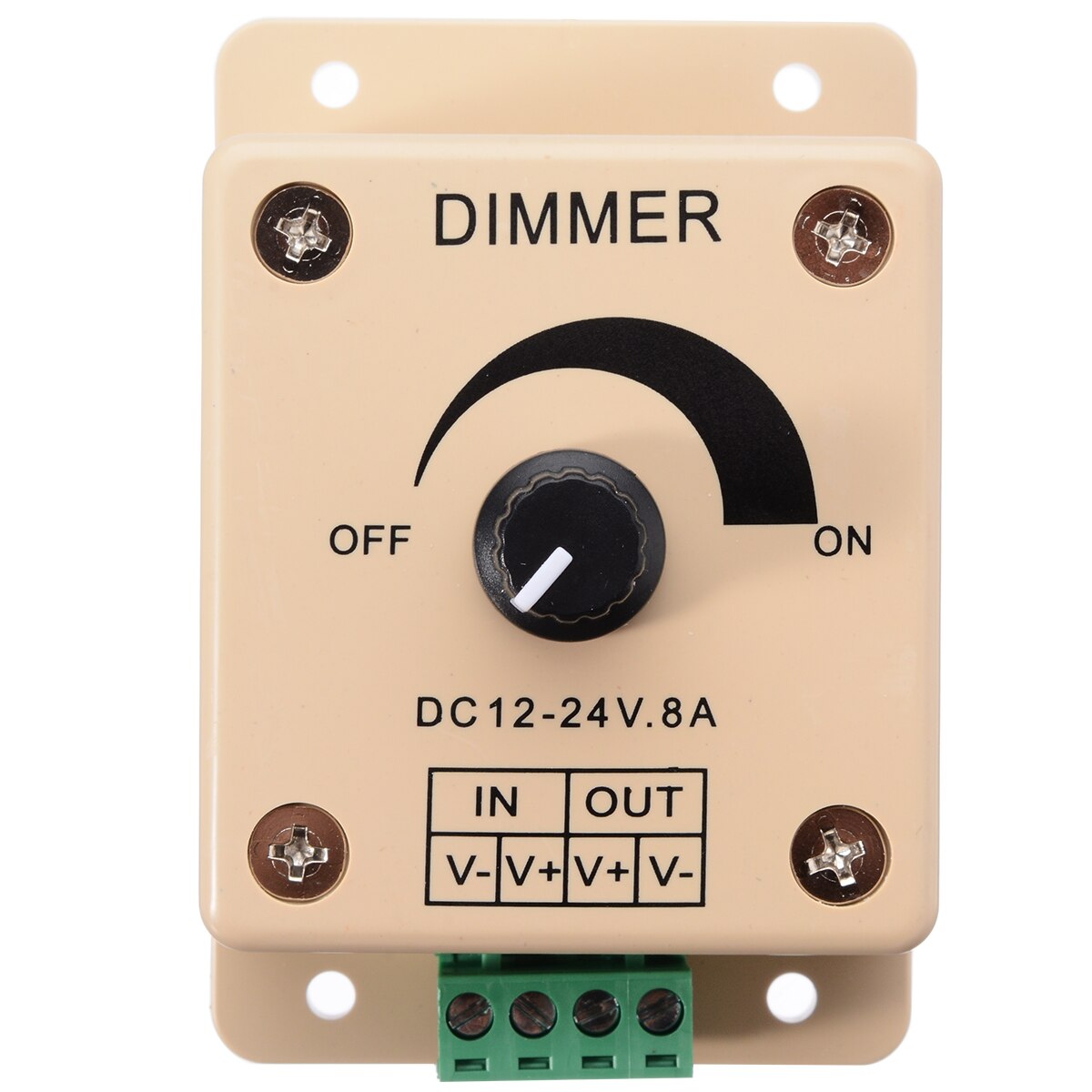 Adjustable 12V 8A LED Strip Light Switch Dimmer Brightness Controller Easy Simple Install Special For LED Lamp Adjusting