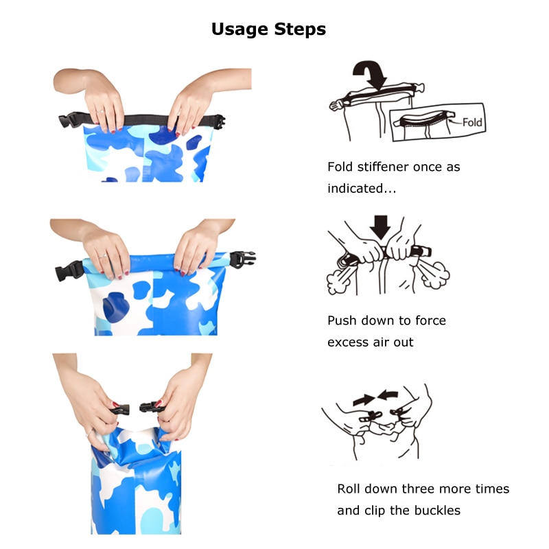 2L 3L 5L 10L 15L 20L 30L Waterdichte Dry Bag Sack Pouch Roll Top Compression Sack Voor Zwemmen Kajakken Kanoën rivier Trekking