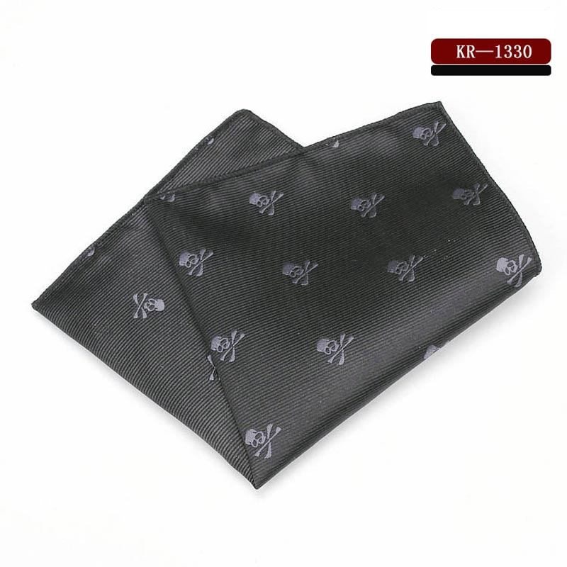KR1328 Men's Polyester Silk Handkerchiefs Pocket Squares Mixed Patterns Jacquard for Suits Jackets Wedding Party Business: SFKR-1330