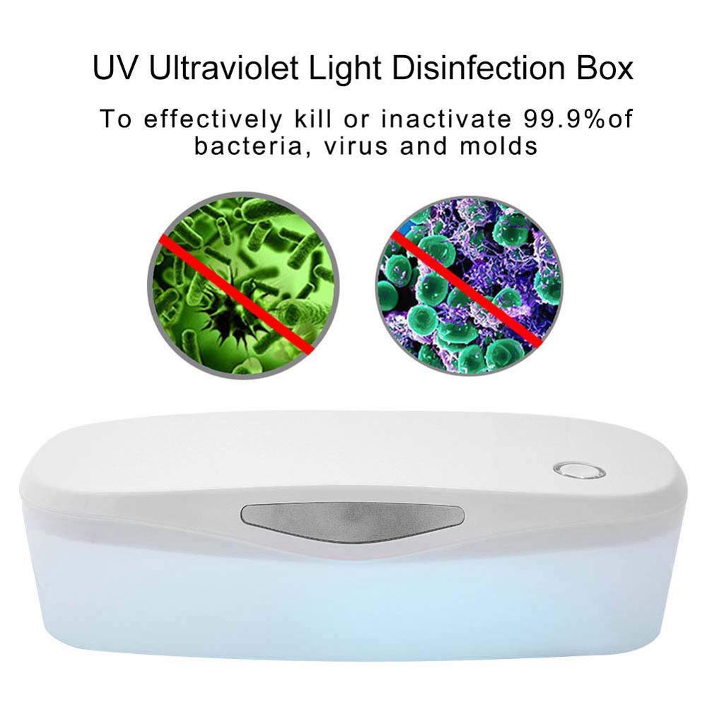 UV Sterilisator LED Desinfectie Apparaat Schoonheid Disinfector Doos Ultraviolet Licht Desinfectie Doos Schoonmaak Tool Voor Nageltangen