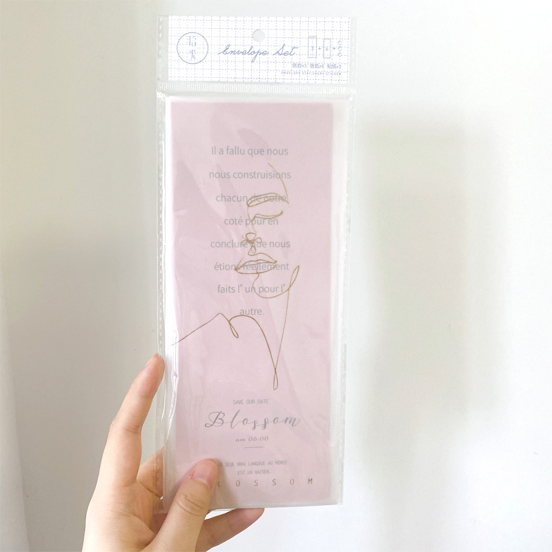 6 Enveloppen 12 Brief Papier Leuke 21*9Cm Transparante Zwavelzuur Envelop Brief Papier Schrijven Papier Briefpapier: 3