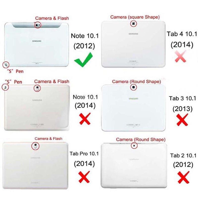 For Samsung Galaxy Note 10.1 GT-N8000 N8000 N8010 N8020 Tablet Case Flip Case Cover PU Folio Stand cover PU Leather Case