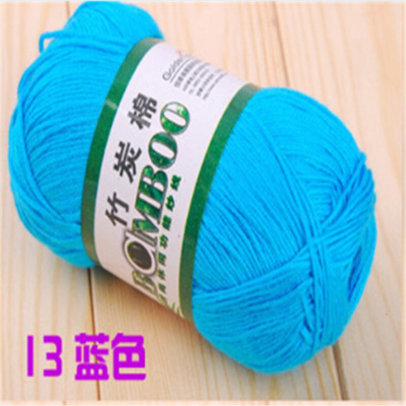 Top kin-friendly Knitting Yarn Natural Bamboo Soft Yarn Cotton Yarn 10 piece per lot: 13