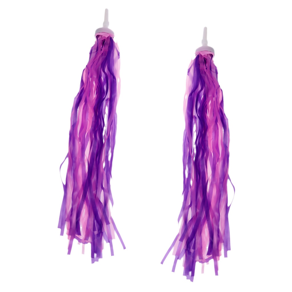 2 uds bicicleta triciclo niñas manillar Streamers borlas Retro niños bicicleta manillar accesorios de decoración