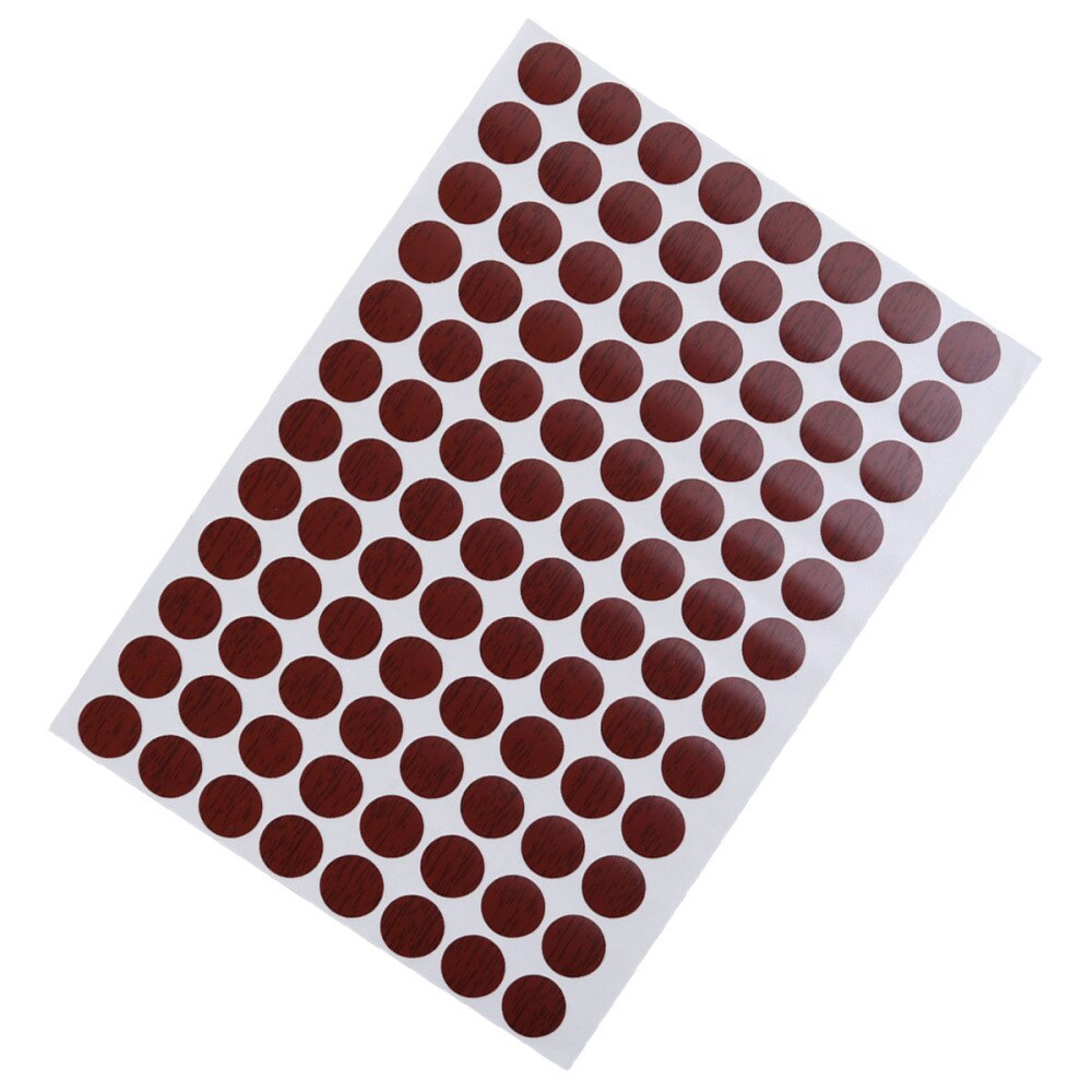 96pcs/sheet Screw Hole Cover Decorative Screw Hole Cap Sticker Decal for Desk Furniture Chair: As Shown 3
