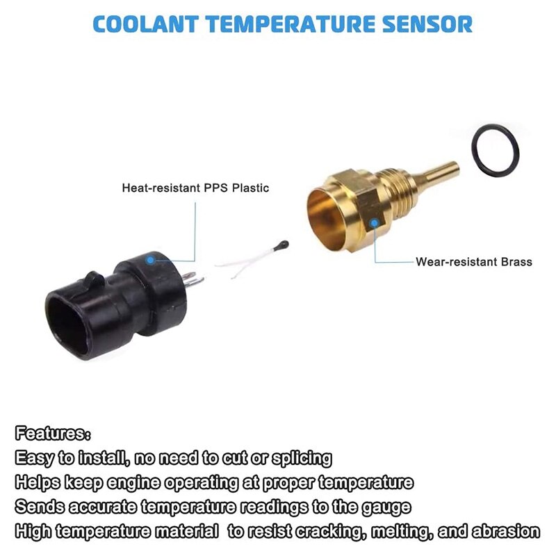 Engine Coolant Temperature Sensor Car Accessories for Chevrolet Buick GMC Oldsmobile Pontiac 80-14 TS10075