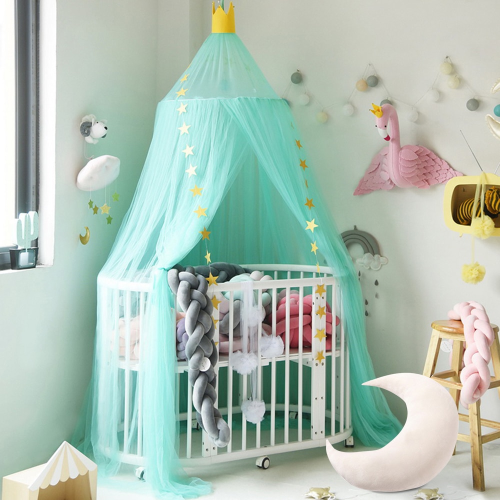 Kant Vier Hoek Student Hemelbed Klamboe Vier Open Dream Klamboe Voor Kinderen Meisjes Opknoping Ronde Baby Kids