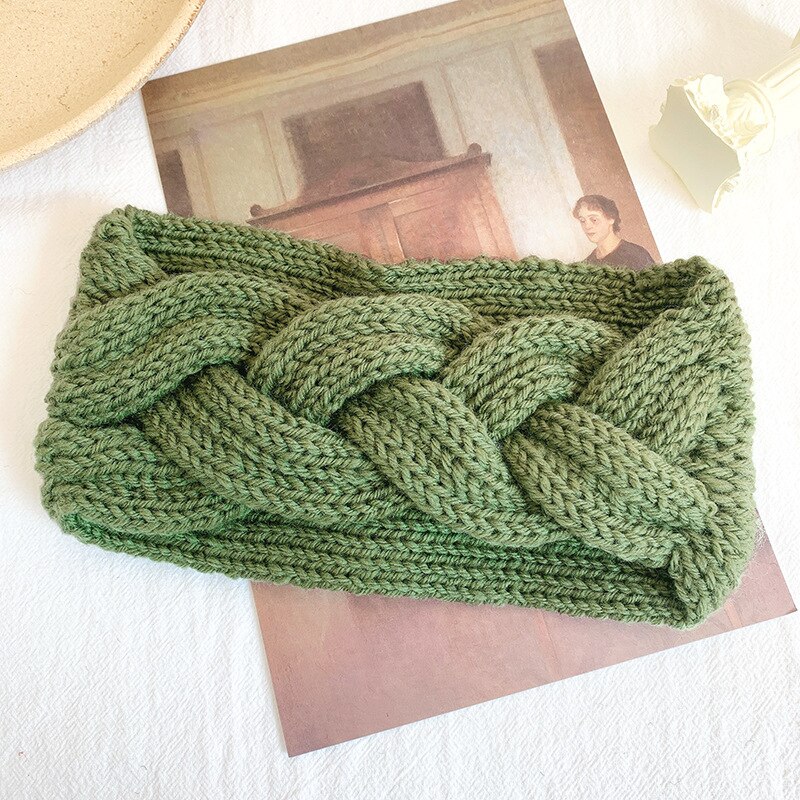 Vinter ørevarmer pandebånd kvinder elastisk uld strikket pandebånd head wrap hårbånd piger hårbånd tilbehør: 1