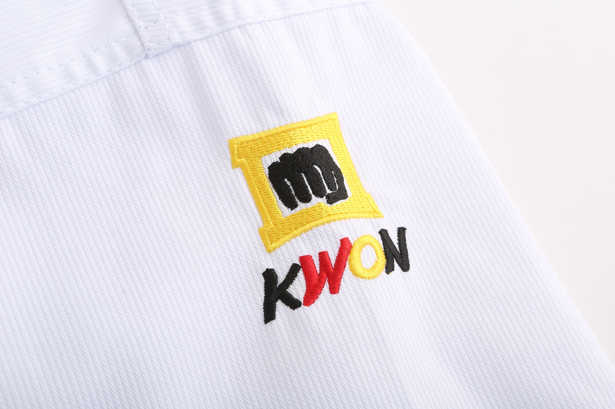 KWON taekwondo dobok clothes for child adult V-Neck KWON Taekwondo training uniform /Retails for kids adults