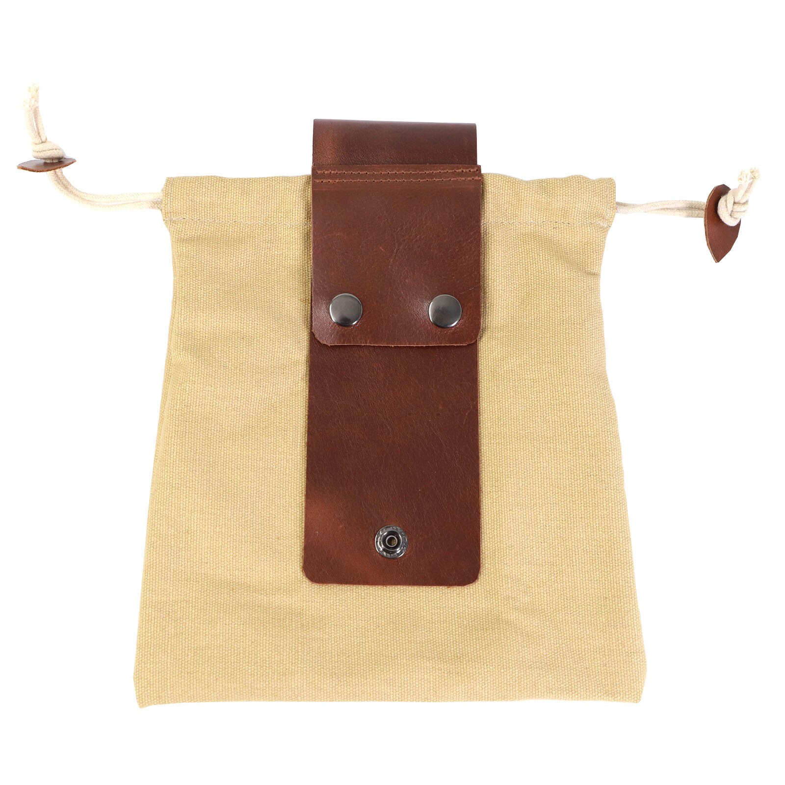 4 # Lederen Canvas Camping Outdoor Tas Canvas Foerageren Pouch Voor Wandelen, gesp Duty Tool Zakje Met Koord Voor Buitenshuis: B