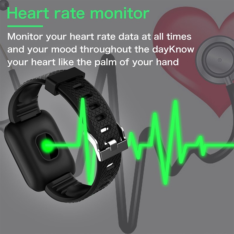 Smart klocka sport fitness armband aktivitetsmätare pulsmätare blodtryck för ios android män/kvinnor hälsoarmband