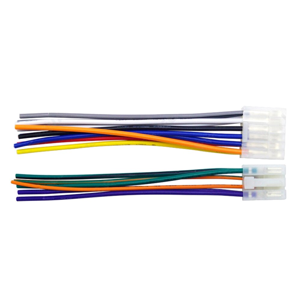 2Pcs Car Radio Stereo CD Player Wiring Harness Cable Installation Kit for Toyota