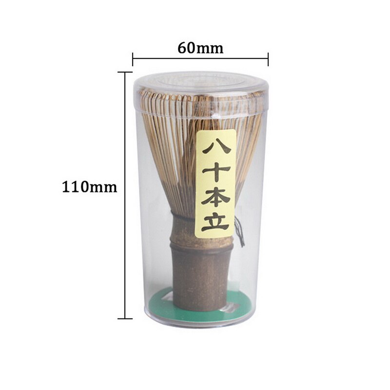 Ceremonia del té Matcha bambú Chasen Verde té Chasen soporte cepillo herramientas Cocina: F