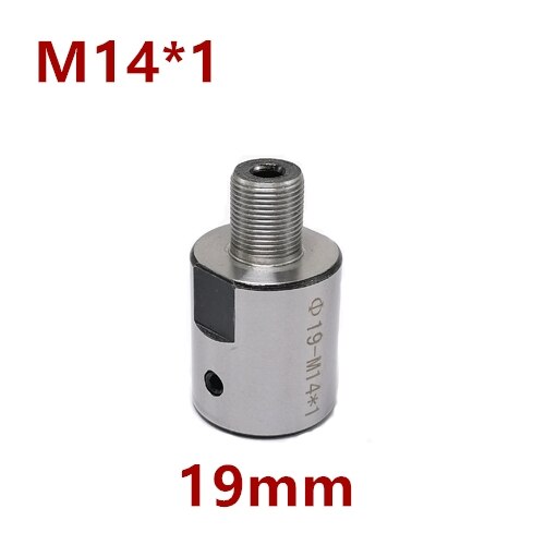 8/10/12/14/15/16/19mm M14 Adapter M14 * 1 Anschluss Stange Anschluss Buchse Für holzzange Drehmaschine Bank Mühle DIY M14 Adapter: 19mm