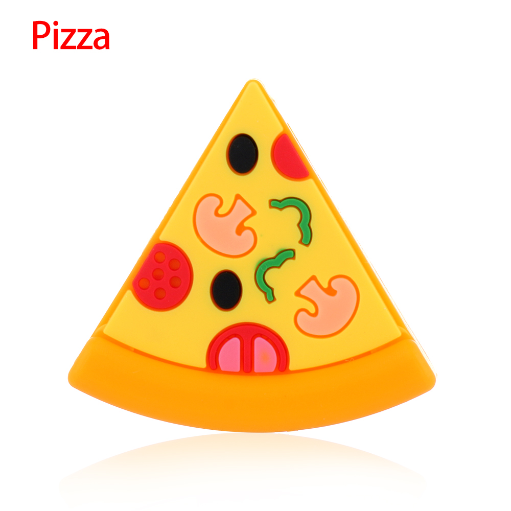 Lovely Cartoon Fruit Charger Cable Winder Protective Case Saver Data line Protector Earphone Cord Protection Sleeve Wire Cover: Pizza