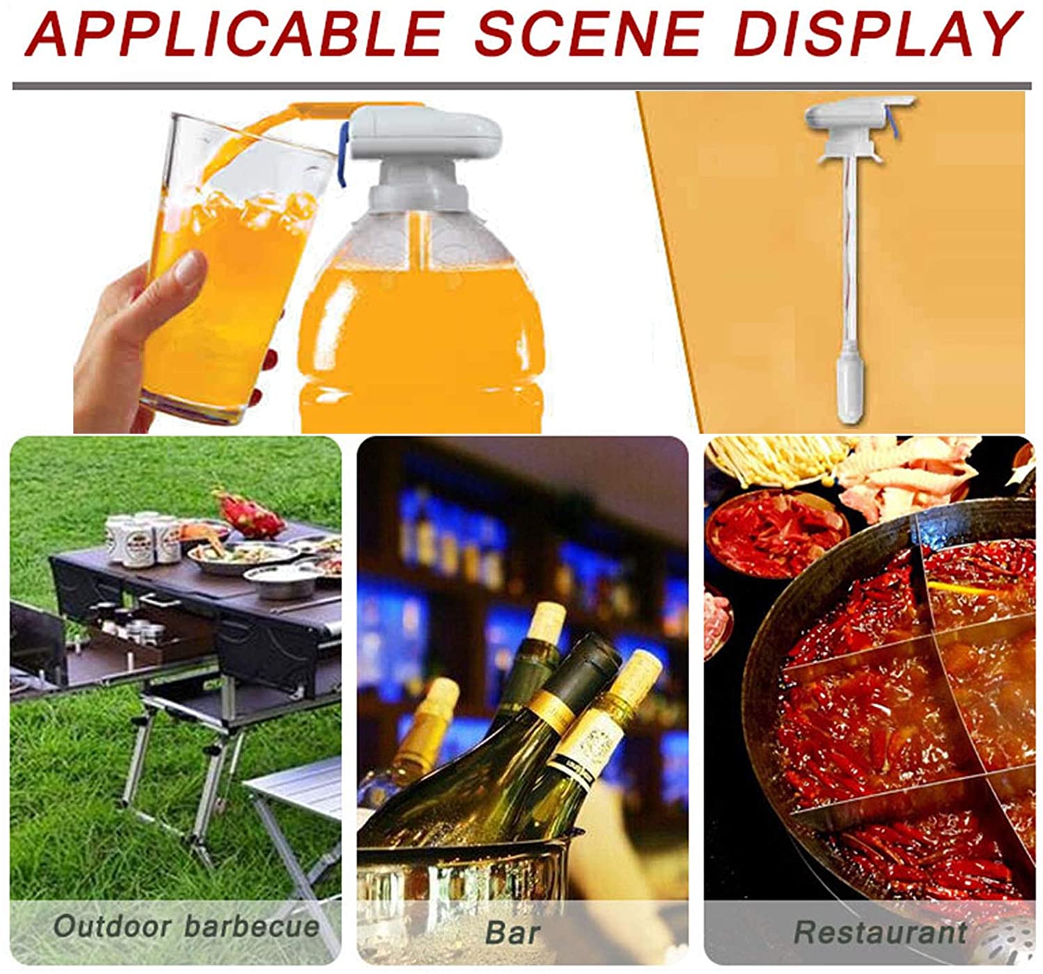 2pack Milk Dispenser Electric Tap,Automatic Drink Dispenser,Simple One-Handed Operation,Hands-Free,Suitable for Outdoor and Home