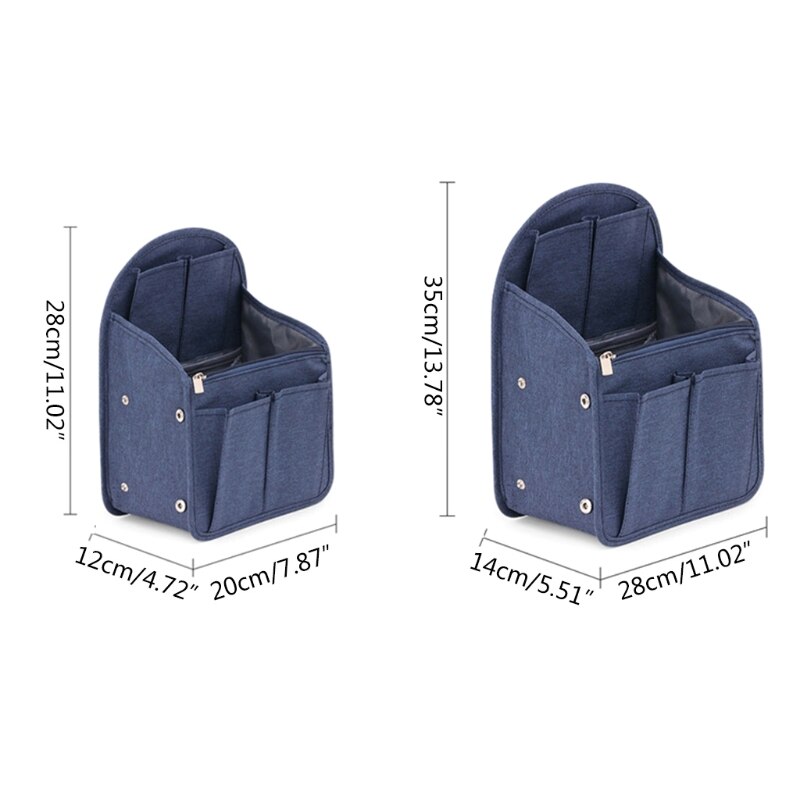 Backpack Organizer Insert Nylon Organizer Insert for Backpacks Rucksack Shoulder Bag Women Divider Foldable