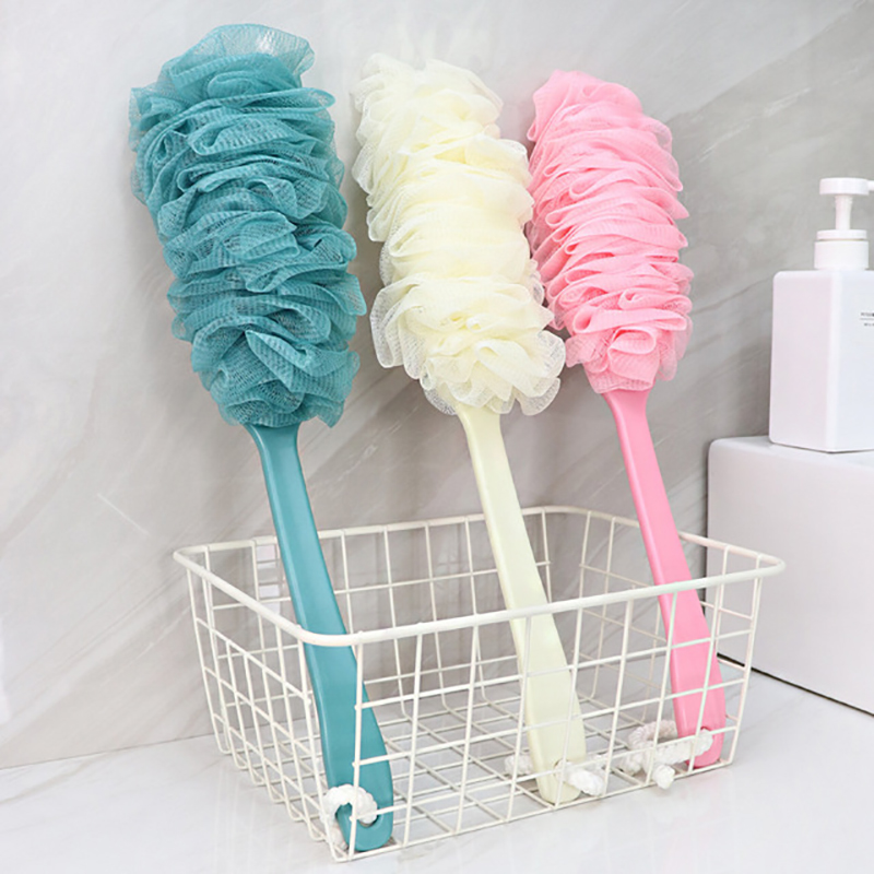 Large Long Handle Bath Brush Shower Bath Rub Bath Bath Artifact Soft back brush shower