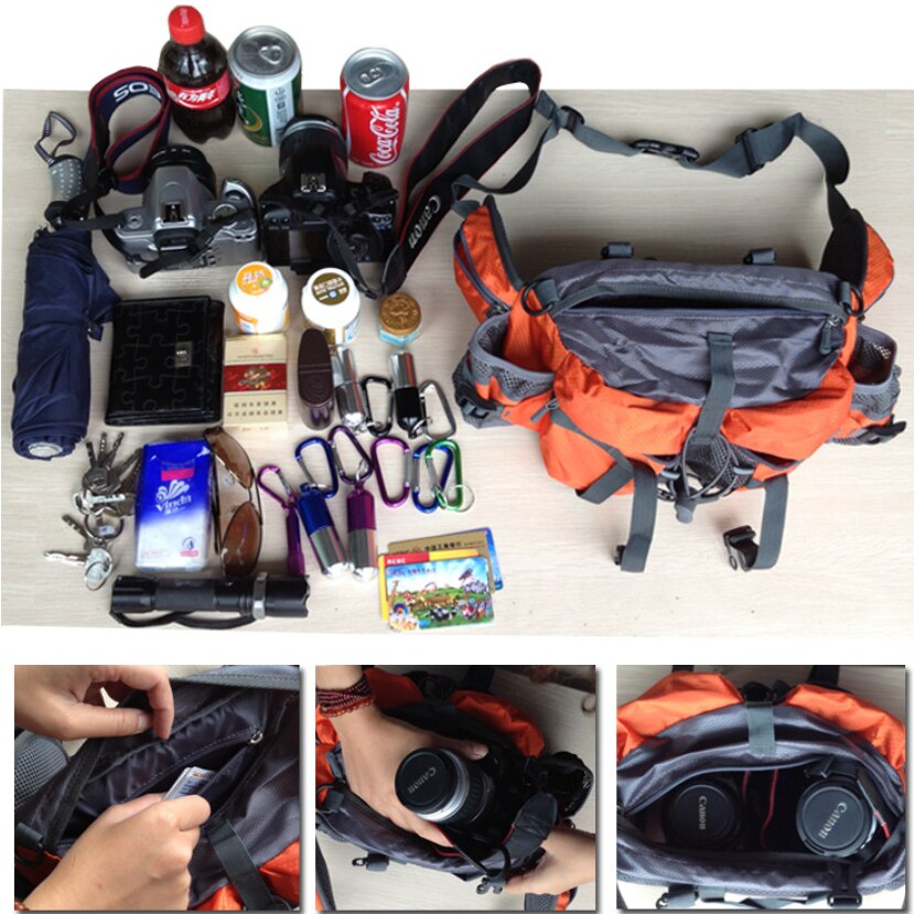 Marsupio sportivo da esterno uomo donna campeggio escursionismo borsa a tracolla da viaggio zaino impermeabile marsupio da pesca