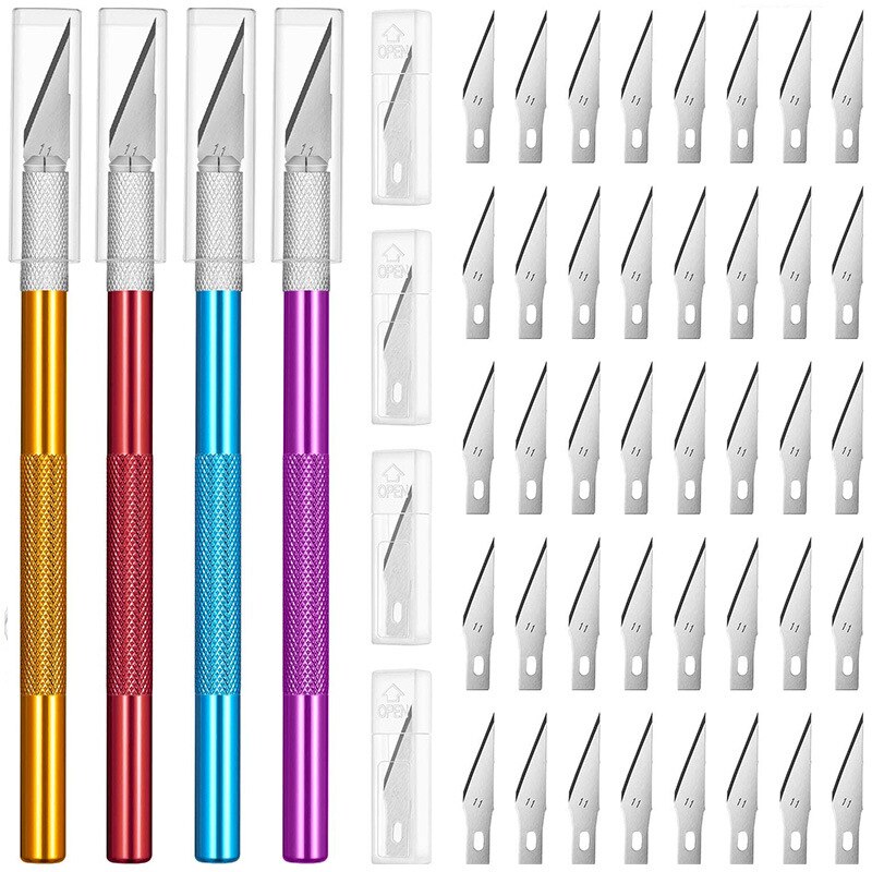 Carving Knife Set Carving Knife Tools Paper Cut Model Cutter Engraving Cutter With Knife Blades Cut Handicraft: D